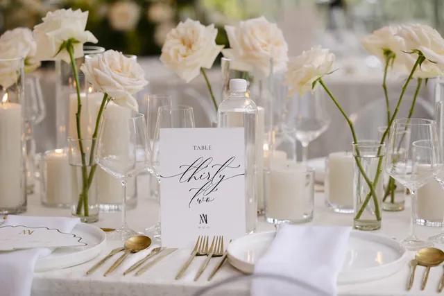 Elegant lifestyle celebration tablescape styled by VIP Hosting