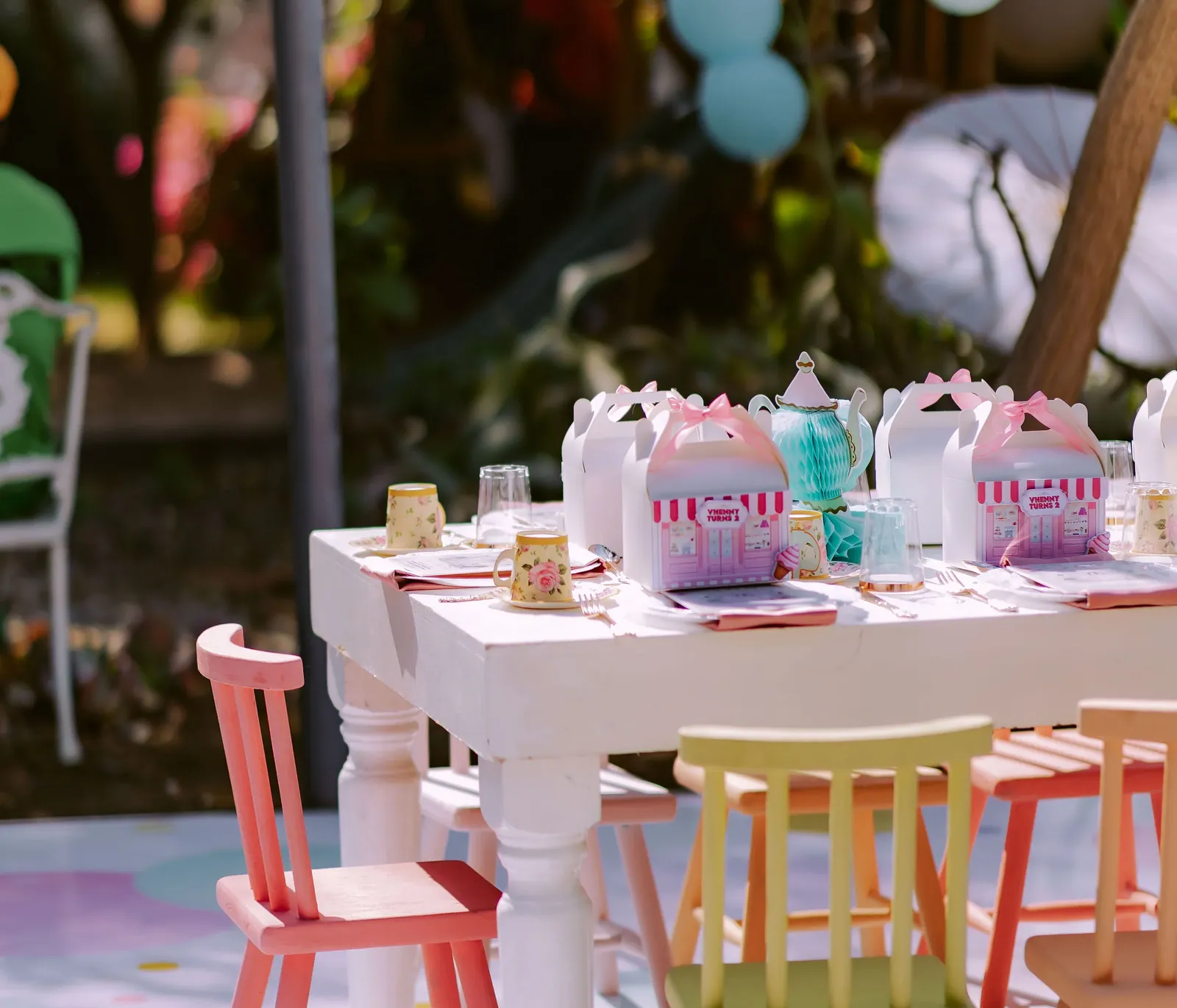 Parisian Cafe Celebration styling by VIP Hosting