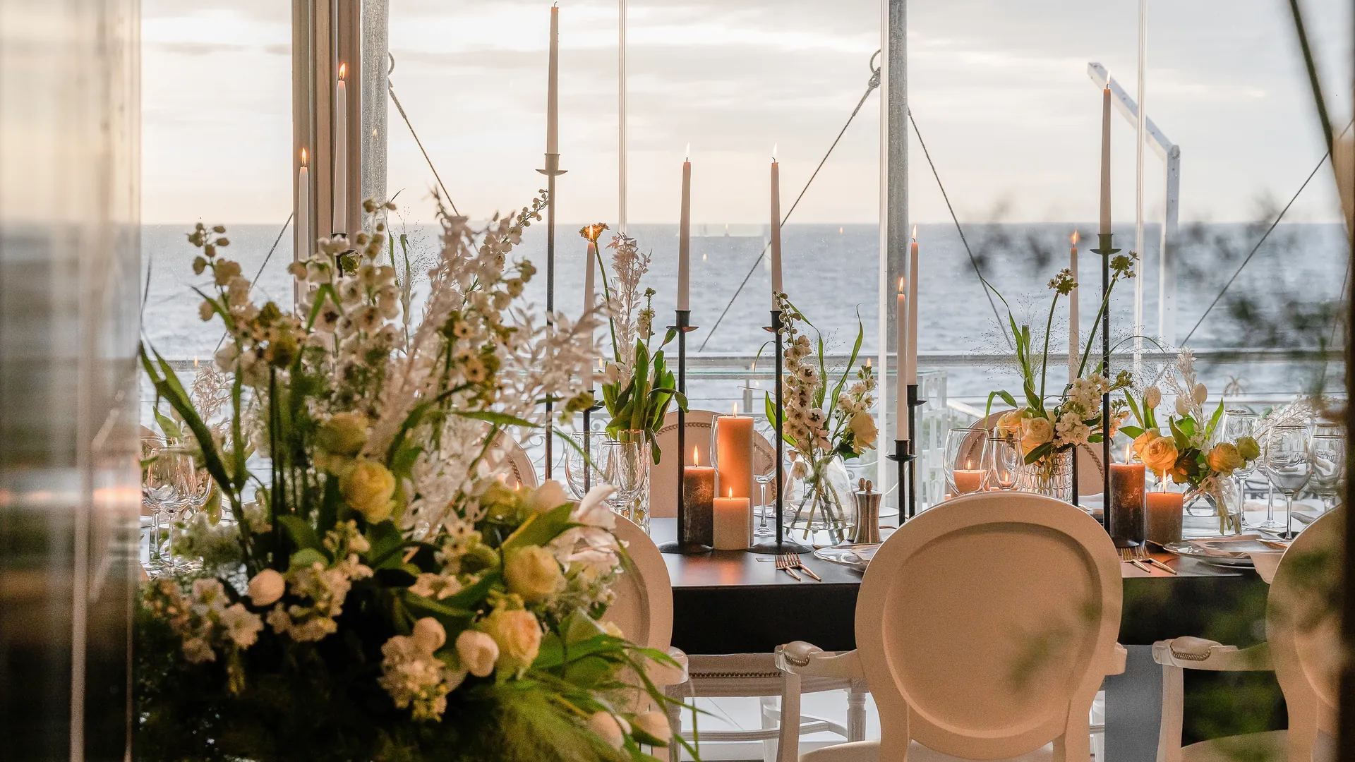 Oceanfront lifestyle dinner celebration at A Gentleman @ 40
