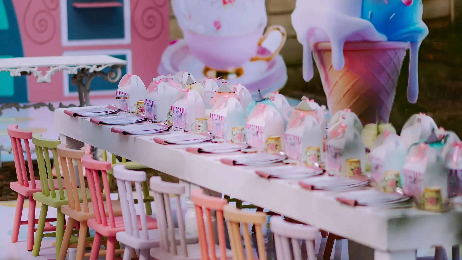 Whimsical children’s celebration styling